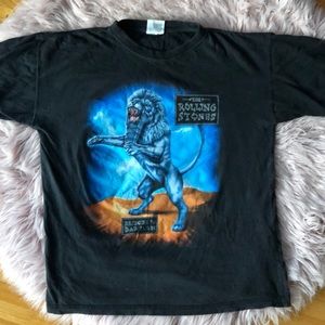 vintage rolling stones world tour t-shirt